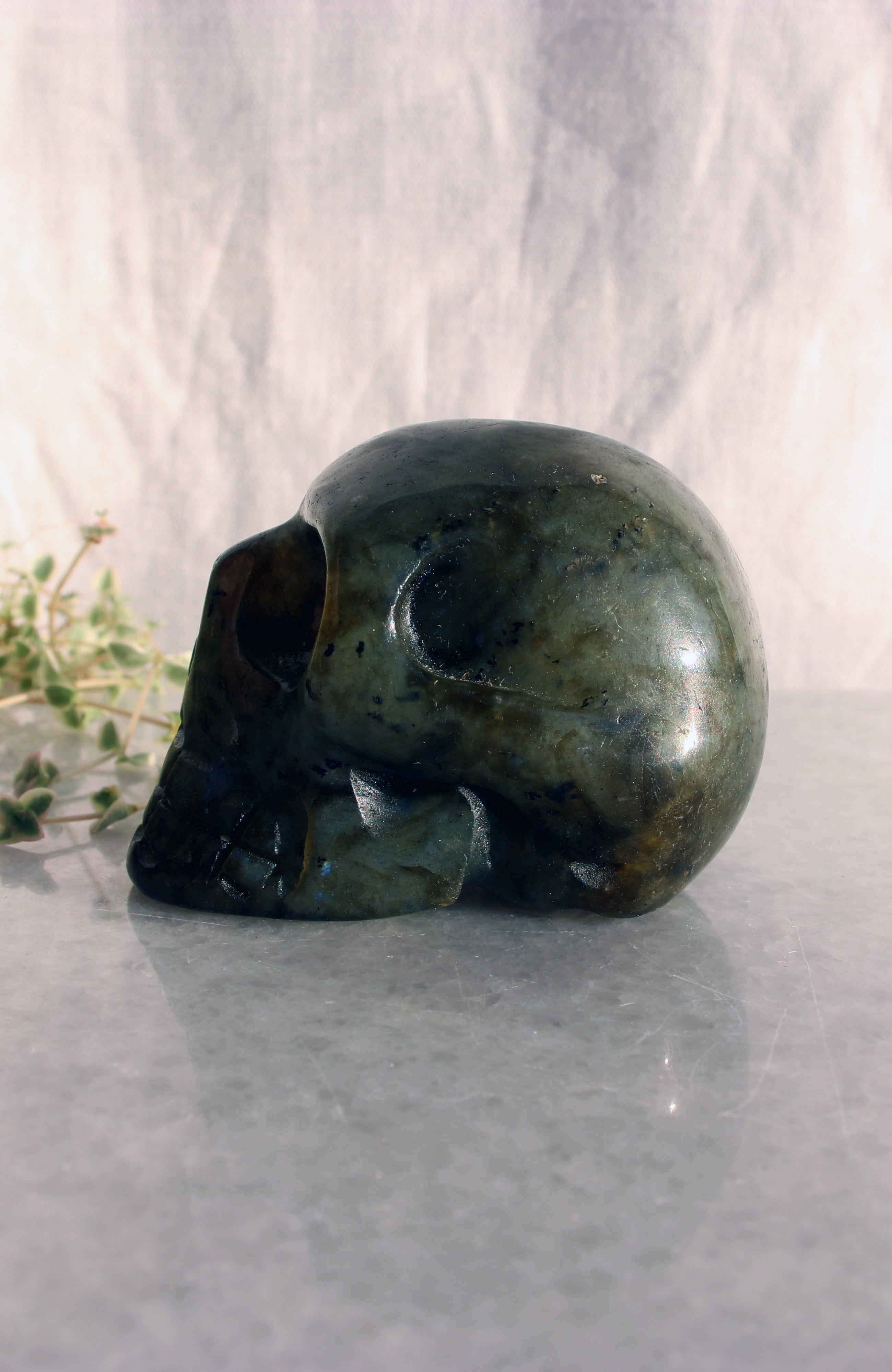 Labradorite Skull